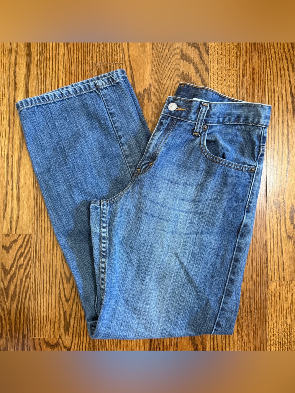 Levi's 577 Low Rise Loose Fit Medium Wash Jeans Size 6